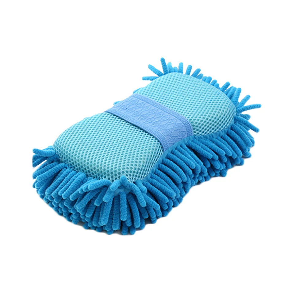 Car Wash Microfiber Chenille Car Wash Sponge Care Washing Brush Pad