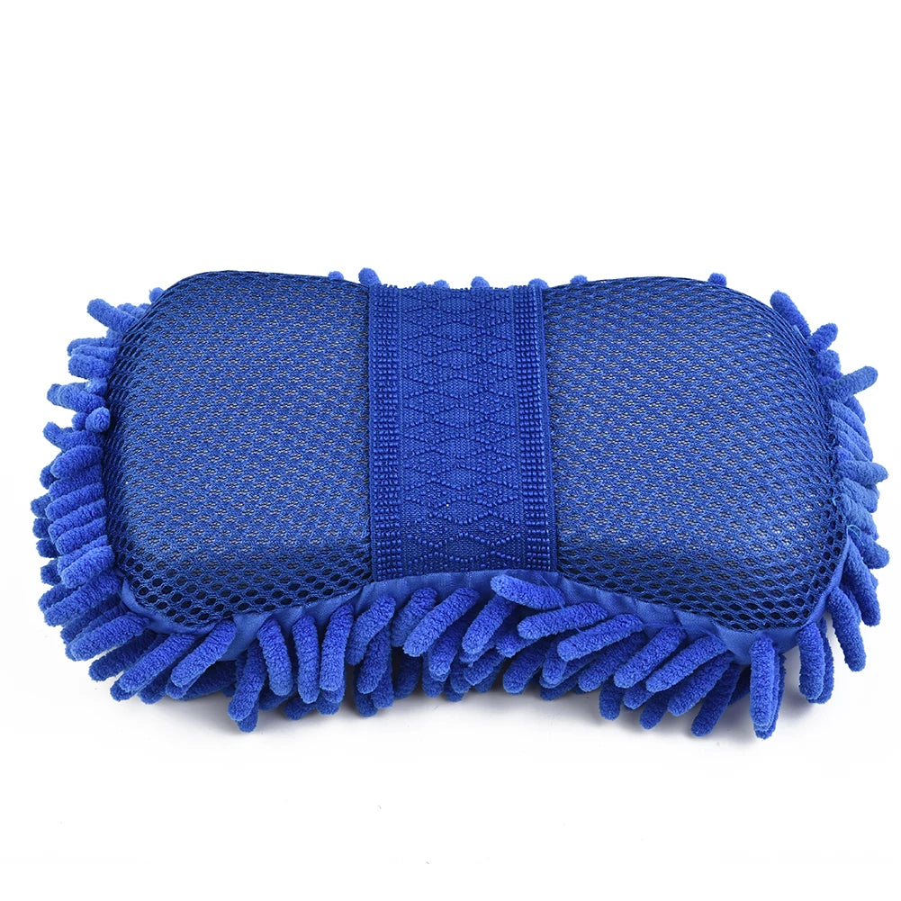 Car Wash Microfiber Chenille Car Wash Sponge Care Washing Brush Pad