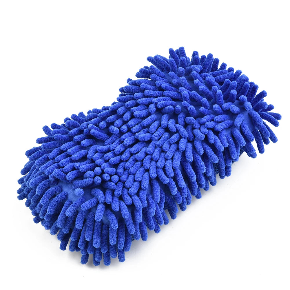 Car Wash Microfiber Chenille Car Wash Sponge Care Washing Brush Pad